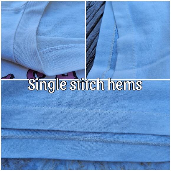 VTG Graphic Tee Nashville Country Music Size XL Off White Belton Single Stitch - Picture 8 of 10